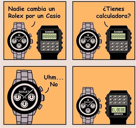 casio vs rolex meme|Rolex vs Casio.